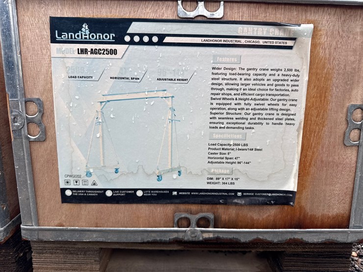 #714-•-land-honor-lhr-agc2500-2500#-capacity-gantry-crane-image-1