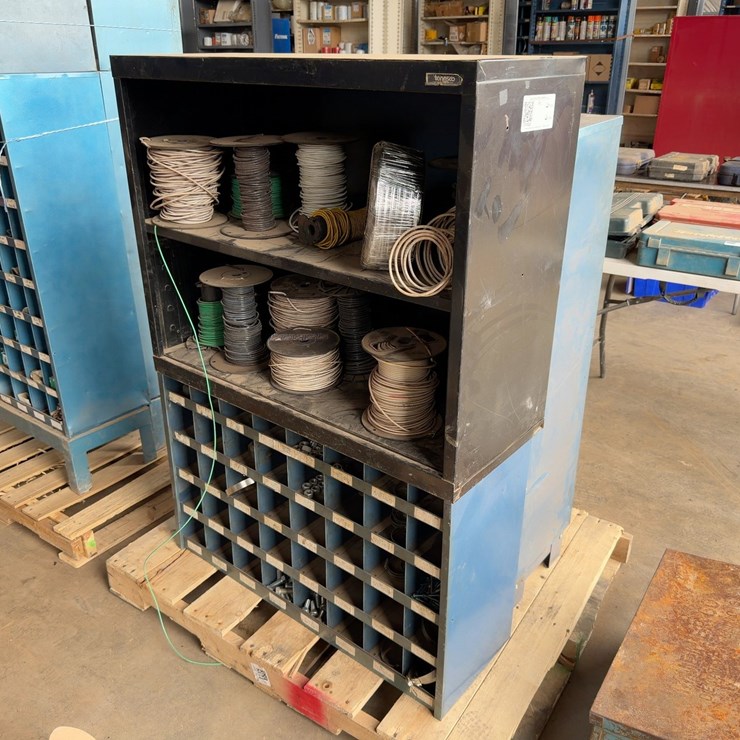 (2) HARDWARE BINS