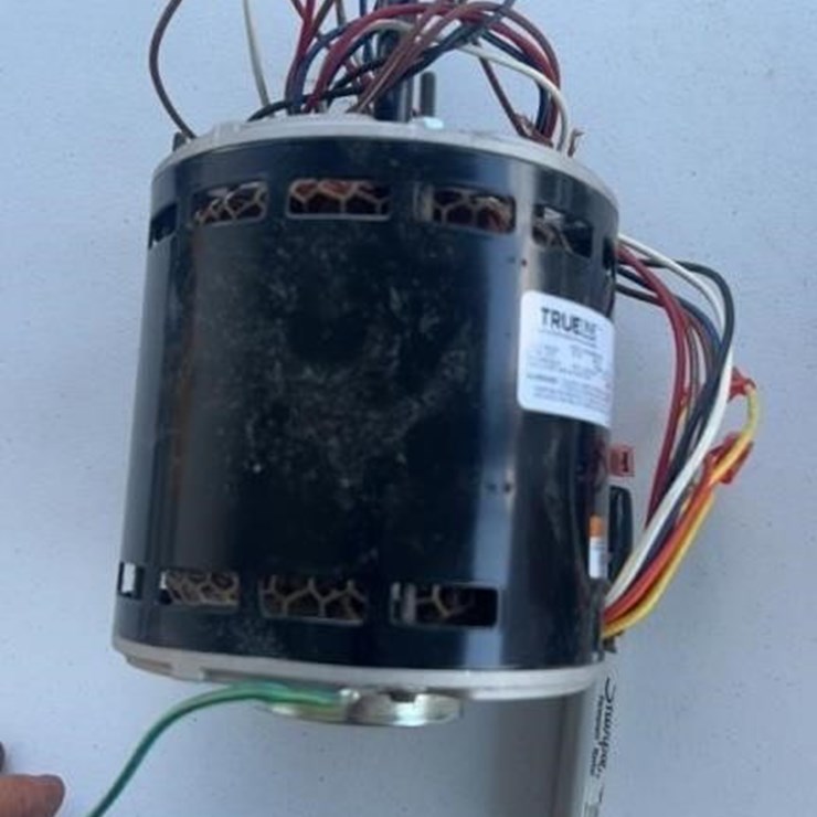 Trueline 3/4 hp electric motor works