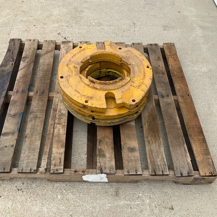#5081 • 3 Tractor Wheel Weights