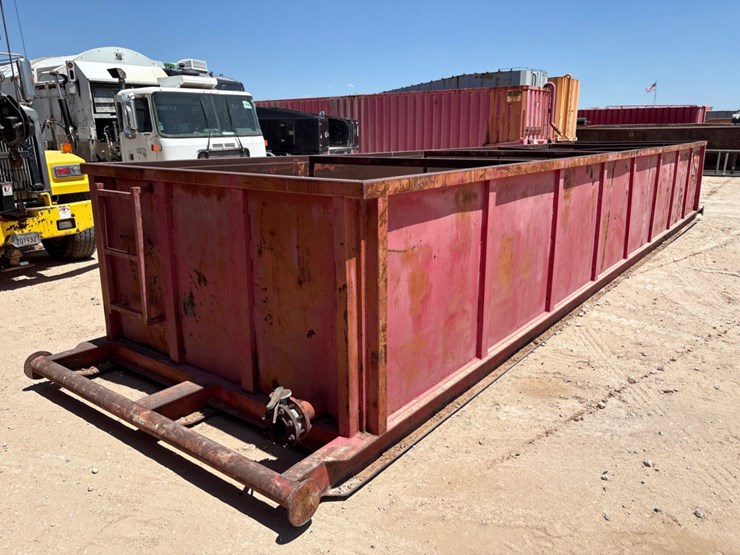34’-x-8’-x-4’-open-top-fluid-tank,-skidded-image-4