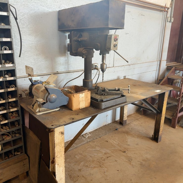 84" X 36" STEEL WORK BENCH