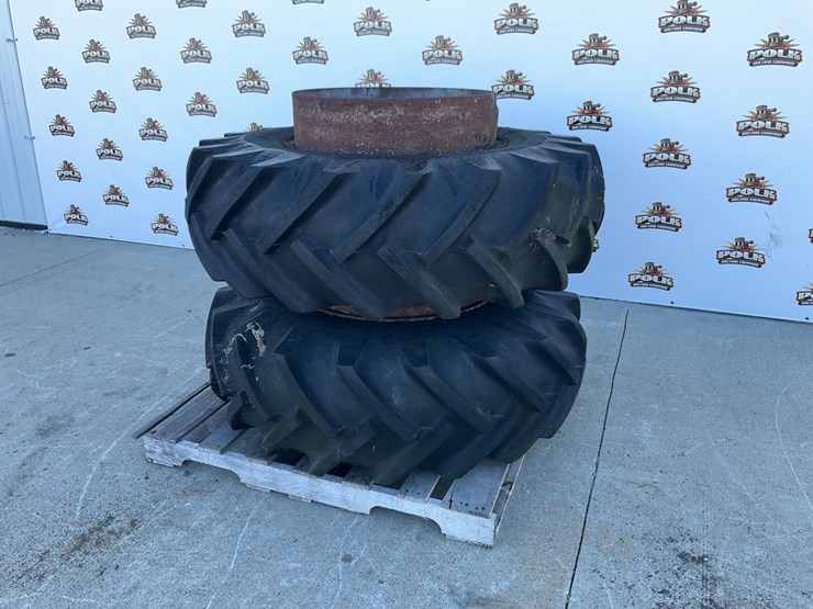 #5045-•-(2)-b.f.-goodrich-silvertown-agricultural-tractor-tires-on-rims-image-1