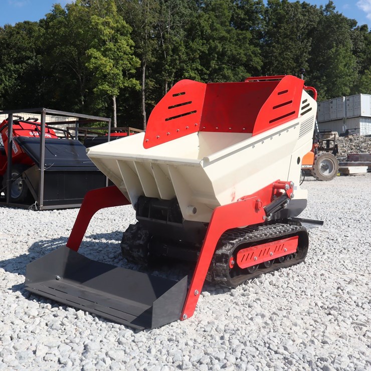 #1411 • WALK BEHIND SELF-LOADING CRAWLER DUMPER