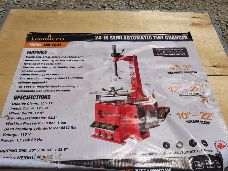 #1703-•-24"-semi-automatic-tire-changer-image-1