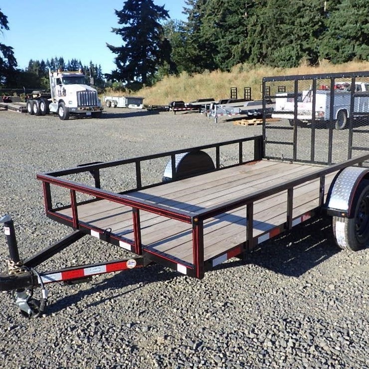 2026 Delta 7"x12' S/A Utility Trailer