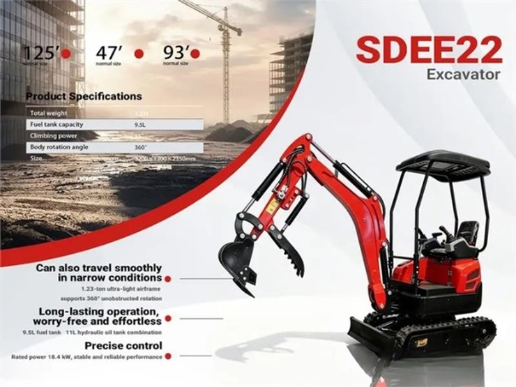 #1083-•-mini-excavator--sdee22-image-1