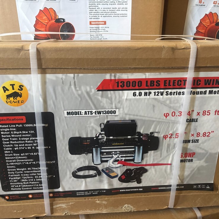 #1961 • 13,000LB ELECTRIC WINCH