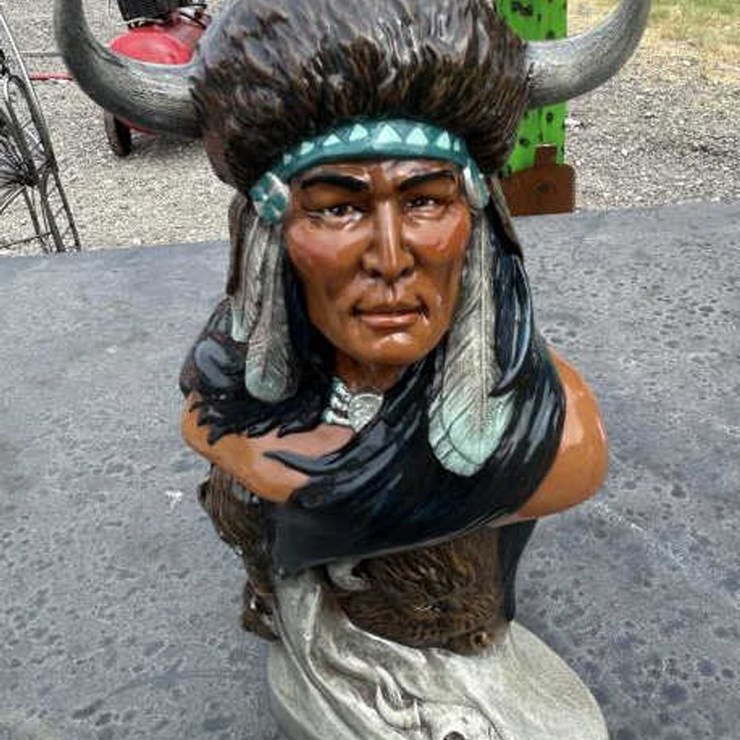 #135 • Indian Statue Head