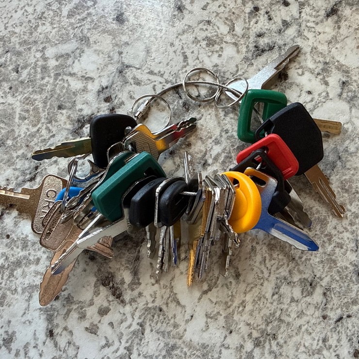 #1091 • Equipment key set