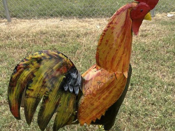 #142-•-metal-art---large-rooster-image-2