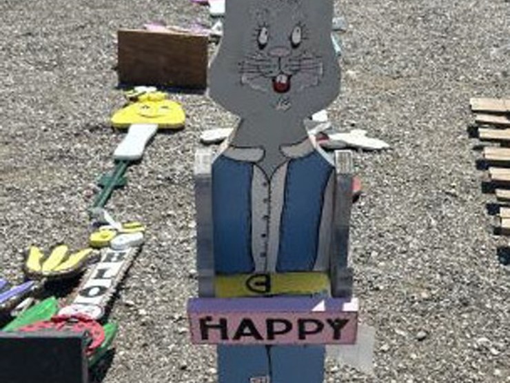 #73-•-custom-wood-art---easter-bunny-w/-happy-sign-image-1