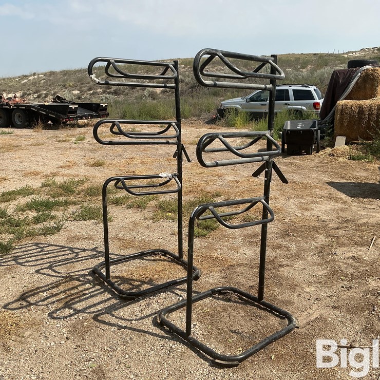 3 Tier Free Standing Saddle Racks