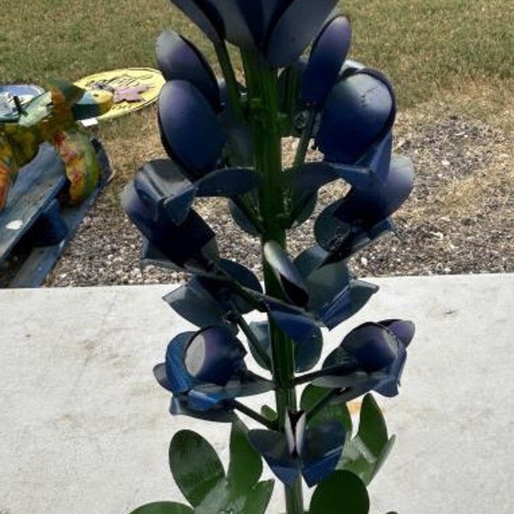 #143 • Metal Art - Medium Bluebonnet