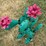#123-•-metal-art---medium-cactus-w/pink-flowers-image-2