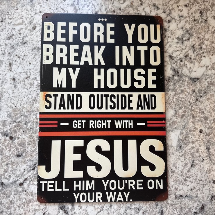 #1078 • Metal sign