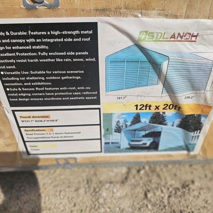 SD Launch 12'x20' Carport