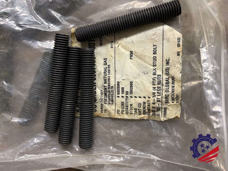 5/8-x-4-1/4"-b7-threaded-stud-bolts,-mrc-global,-qty-22-image-1