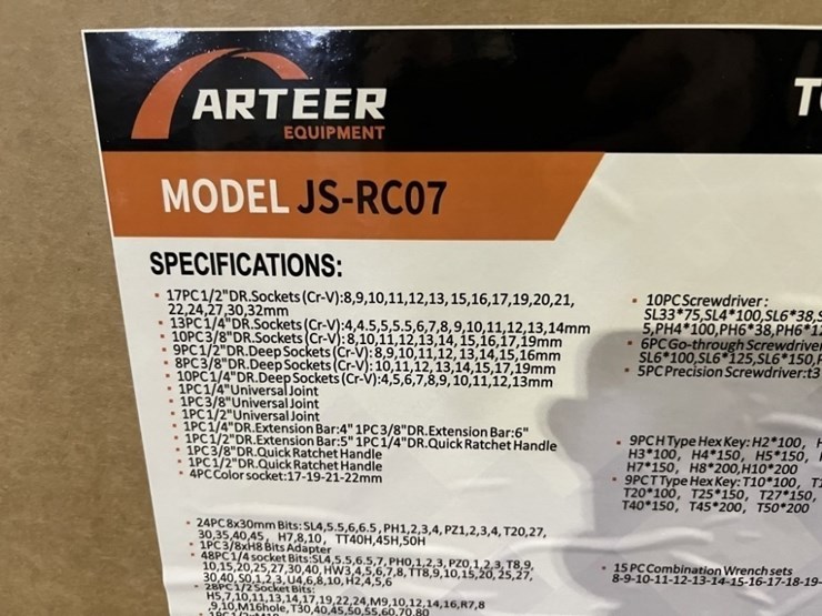 2026-arteer-js-rc07-tool-cart-w/258pc-tools-image-2
