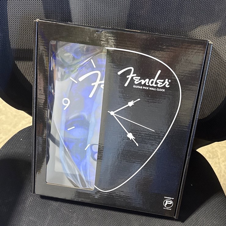 #1043 • Fender guitar pick wall clock