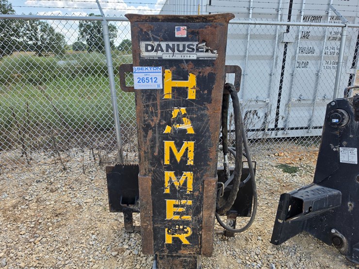 #26512-•-danuser-hydraulic-drop-hammer-skid-steer-attachment-image-2