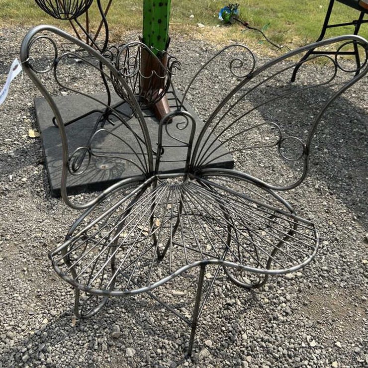 #162 • Metal Art - Butterfly Bench