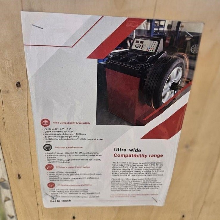 Unused SD Launch Tire Balancer