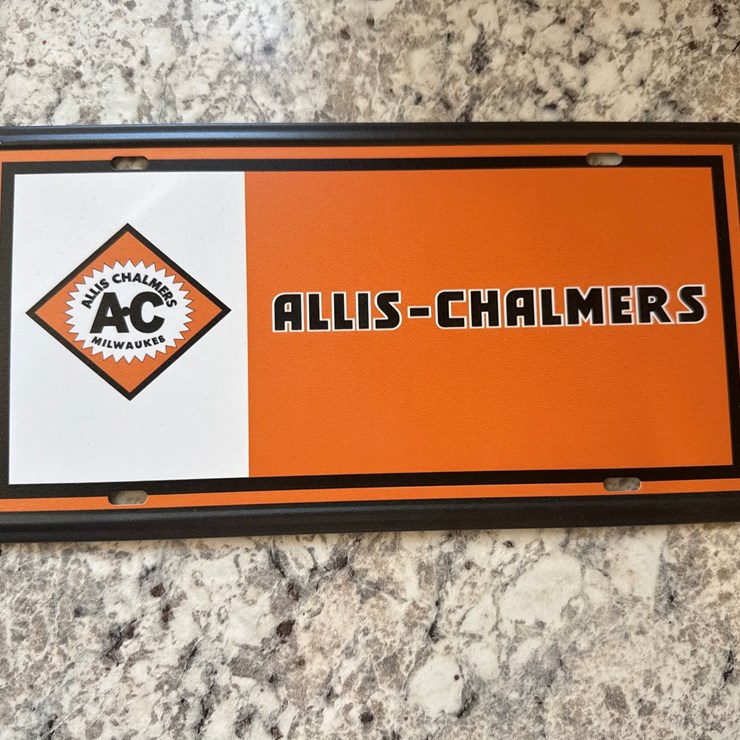 #1076 • Allis-Chalmers license plate