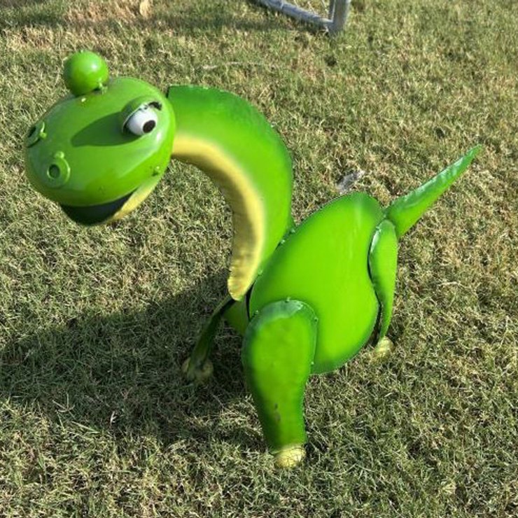 #145 • Metal Art - Brontosaurus Dinosaur