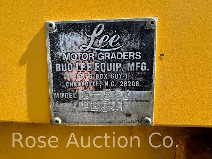 1993-lee-g550-motor-grader-caterpillar-engine-(saluda,-va)-image-14