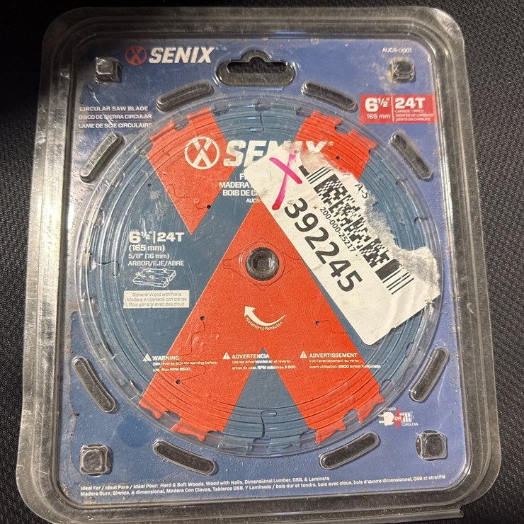 #1007 • 6 1/2” Saw Blade