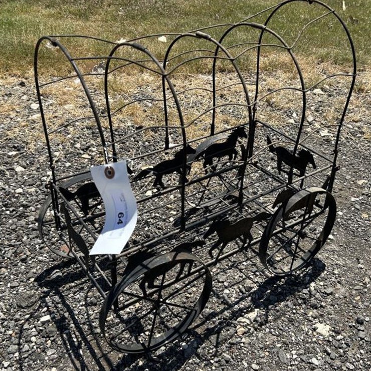 #64 • Metal Wagon Decor