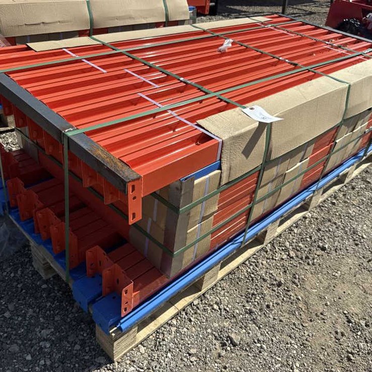 #32 • 40' 6 Section Heavy Duty Metal Storage Shelving