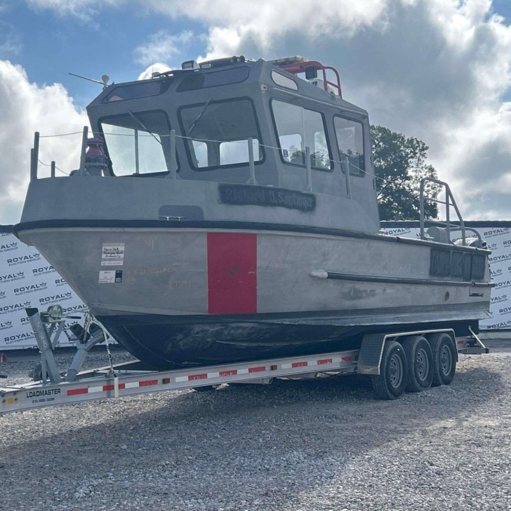 1991 Sea Ark 29ft. Fire Rescue Boat without Trailer