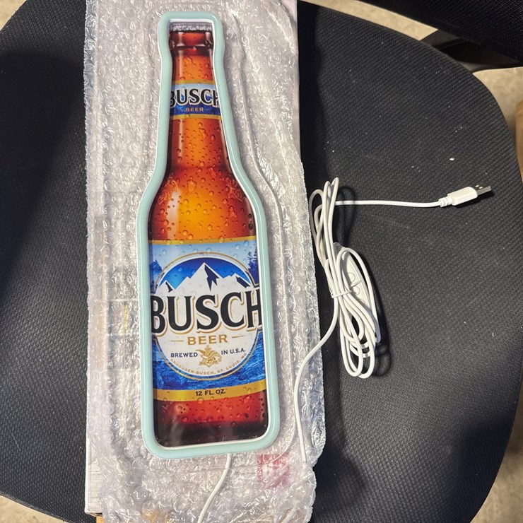 #1038 • Busch beer LED sign