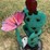 #141-•-metal-art---small-cactus-w/pink-flowers-image-2