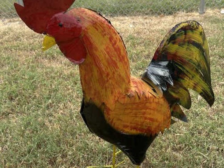 #142-•-metal-art---large-rooster-image-1