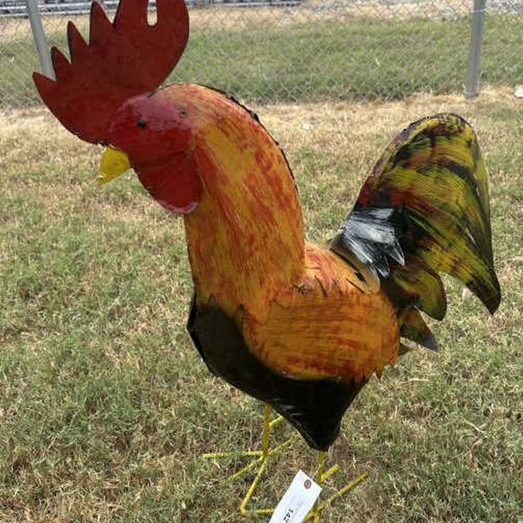 #142 • Metal Art - Large Rooster