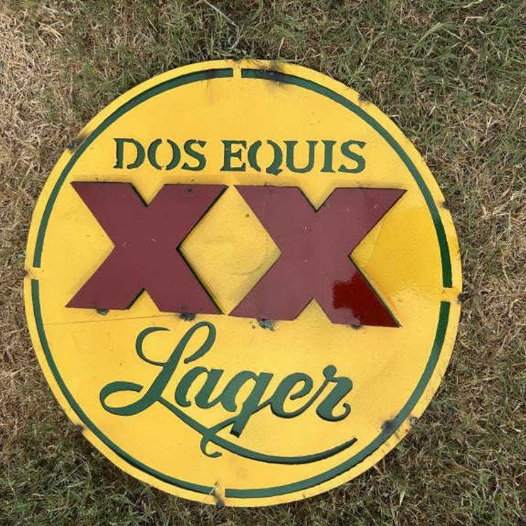 #120 • Metal Art - DosEquis XX Lager Wall Sign