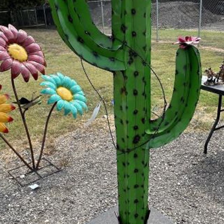 #164 • Metal Art - Large Cowboy Cactus