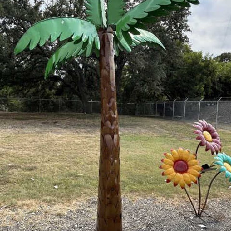 #166 • Metal Art - Palm Tree - Approx: 6ft