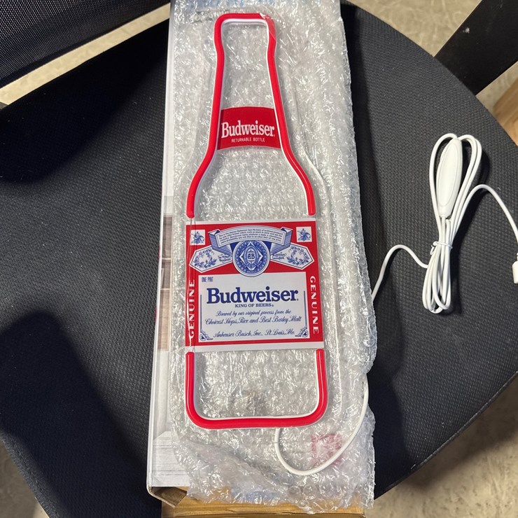 #1040 • Budweiser LED sign