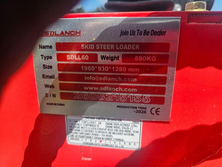 unused-sd-launch-sdll60-mini-skid-steer-image-6