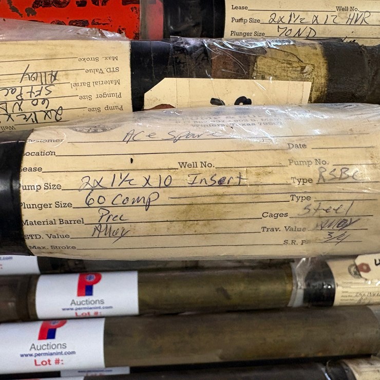 NEW 2” x 1-1/2” x 10’, 60 COMP, CS TRIM ROD DOWNHOLE PUMP