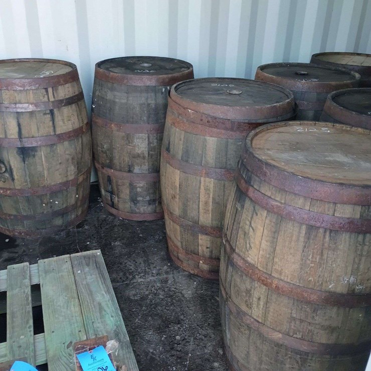 QTY (4) WHISKEY BARRELS