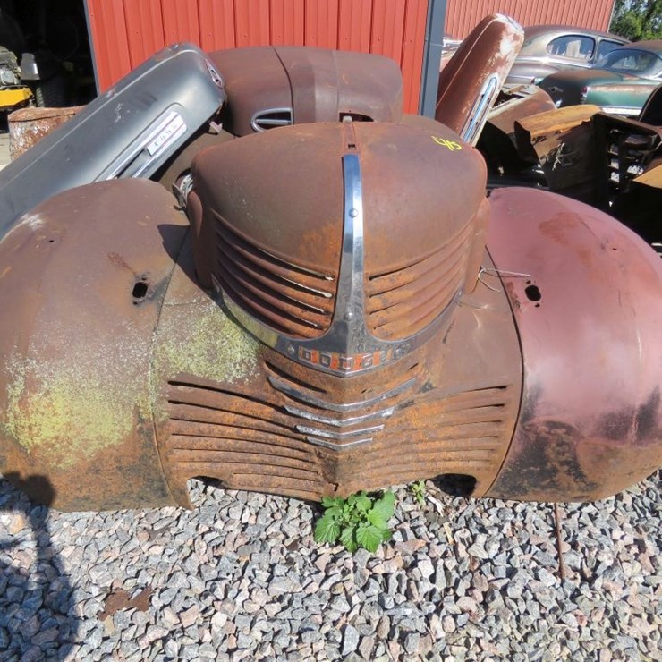 1940'S Dodge Truck Front End Cut for Automotive Art