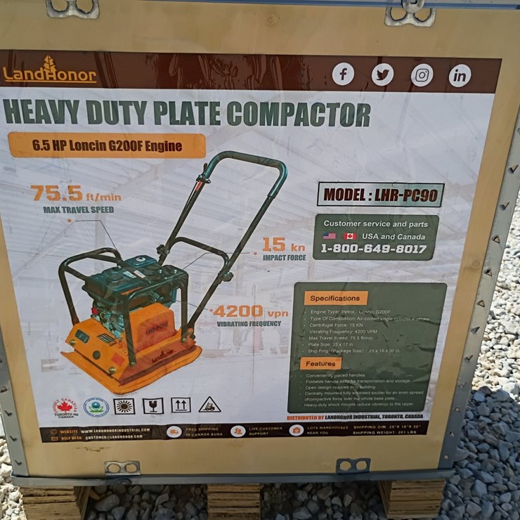 #L85-085 • Landhonor Plate Compactor