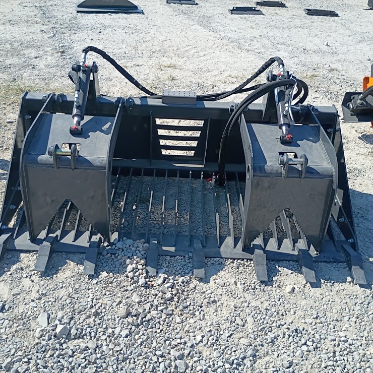 #L85-026 • Landhonor Rock Grapple Skid Steer Attachment