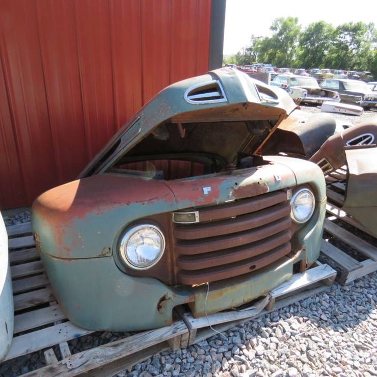 1950 Ford Pickup Front End Cut for Automotive Art
