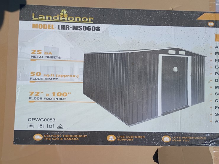 #l85-078-•-landhonor-6'x8'-metal-shed-[damaged-box]-image-1